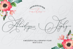 Alindiya Sophy: A Romantic Script Handwritten Font for Editorial Design