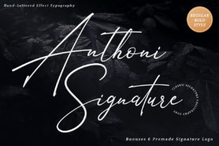 Anthoni Signature Font for Authentic Brand Identity