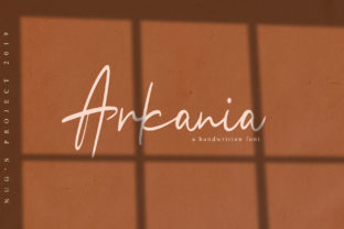 Arkania Font: A Modern Script Handwritten Typeface for Makers