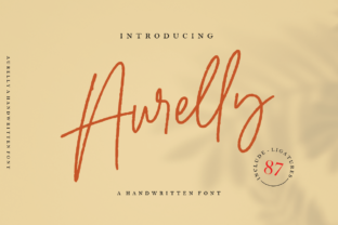 Aurelly Font: A Delicate and Sweet Script for Modern Editorial Design