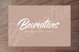 Becreatives Script Handwritten Font for Modern Brand Campaigns