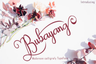 Bubayang Font: A Romantic Script Handwritten Typeface for Elegant Branding