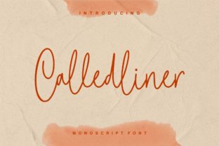 Calledliner: A Sweet Script Handwritten Font for Digital Brands