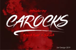Carocks Font: Bold Script Handwritten Fonts for Music & Teen Branding