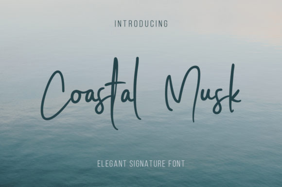 Coastal Musk: A Script Handwritten Font That Radiates Life