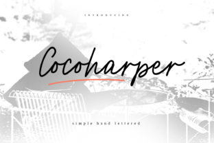 Cocoharper Script Handwritten Font for Digital Design
