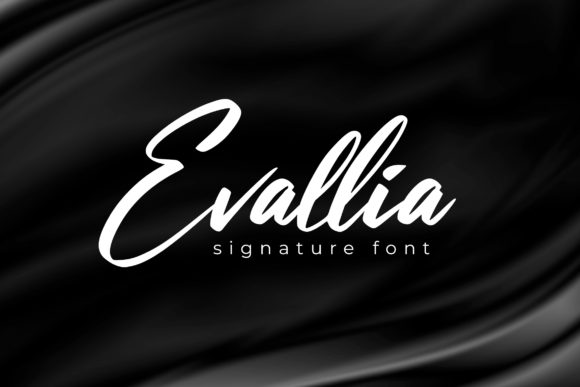 Evallia: A Modern Script Handwritten Font for Editorial Design