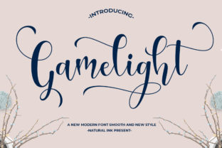 Gamelight: A Script Handwritten Font for Bold Campaign Headlines