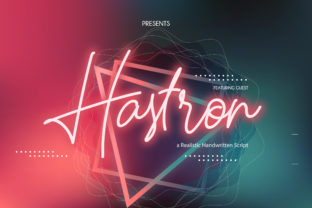 Hastron Font: A Realistic Handwritten Script for Small Business Branding