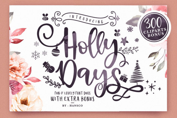 Holly Days Script Handwritten Font for Scroll-Stopping Visuals