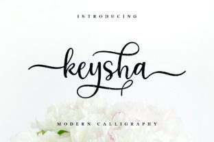 Keysha Script Typeface for Modern Web Design