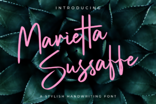 Marietta Sussaffe: A Natural Script Font for Thoughtful Editorial Design