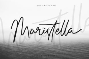 Maristella Script Handwritten Font for Crafters & Sellers