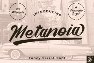 Metanoia: A Stylish and Bold Script Font for Thoughtful Design