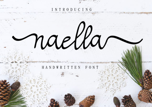Naella Font: Casual & Elegant Script Fonts for Small Business Branding