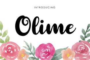 Olime: A Cheerful Hand-Drawn Script Font for Thoughtful Editorial Design