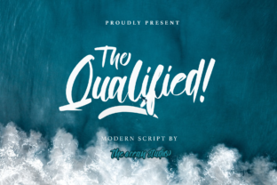 Qualified Script Handwritten Font for Elegant Editorial Design