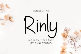 Rinly Font: A Sweet and Cool Script Handwritten Typeface for Small Business Branding