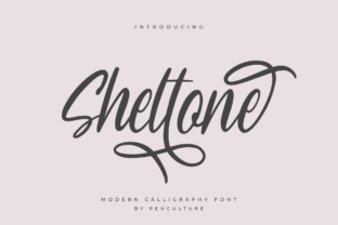 Sheltone: A Script Handwritten Font That Elevates Your Brand Instantly