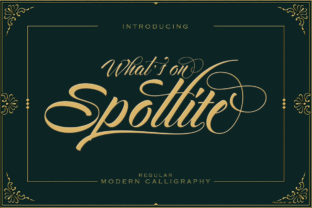 Spotlite: Elegant Script Handwritten Font for Modern Design