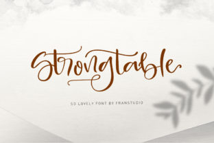 Strong Table: A Standout Script Handwritten Font