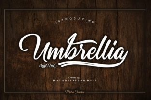Umbrellia: A Script Handwritten Font for Elegant Campaign Messaging