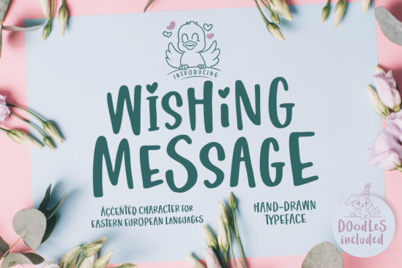 Wishing Message Script Handwritten Font for Brand Warmth